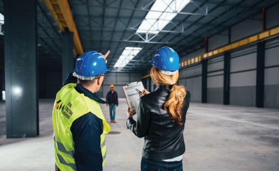 Industrial building services and plant