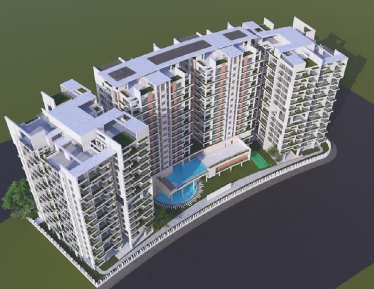 CBD Tower is a modern multi-tower residential complex