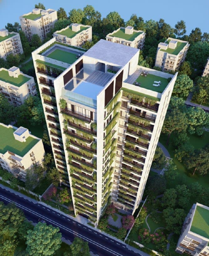 Urban Utopia 1 is a contemporary high-rise residential tower whose architectural form is closely integrated with its structural strategy.